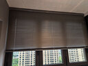 美尔耐免打孔百叶窗帘卧室卫生间浴室厕所防水铝合金厨房升降遮光帘6010 免钉【标准哑光】灰色 1平方米 实拍图