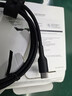 贝尔金（BELKIN）双Type-C数据线 60W快充 CtoC电源线 iPhone手机苹果电脑MacBook快充线 1米编织款 黑色 CAB024 实拍图