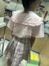 多妙屋女童JK套装儿童T恤夏装半身裙中大童学院风两件套薄66325粉色160 实拍图