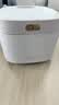 膳魔师（THERMOS）IH电饭煲3L 电磁加热加厚精铁球釜杂粮饭2-6人煲粥煲汤多功能家用智能预约电饭煲EHA-4134E 白色 3L 实拍图