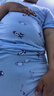 浪莎（LangSha）儿童睡衣男童夏季薄款莫代尔青少年七分袖家居服套装 浅蓝色 160 实拍图