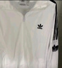 adidas经典三条纹运动连帽夹克外套男女春季阿迪达斯三叶草   亮白   S 实拍图