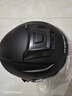 凤凰（Phoenix）新国标A类3C认证电动车摩托车头盔双镜片防雾防风保暖哑黑 男女四季通用电瓶车3/4半盔冬季安全帽 实拍图