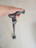 袋鼠医生拐杖老人专用碳纤维拐棍骨折四脚防滑轻便登山伸缩手杖 双底座  实拍图