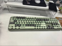 前行者（EWEADN）V96复古朋克无线键盘键鼠套装真高颜值女生机械手感静音104键办公电竞游戏笔记本薄膜键盘 实拍图