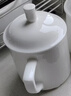 陶相惠陶瓷茶杯带盖办公室茶杯骨瓷纯白会议水杯260ml小号陶瓷杯子定制 实拍图