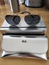 海澜之家（HLA）偏光太阳镜 时尚飞行员墨镜男防紫外线开车专用眼镜女 金框黑灰片 实拍图