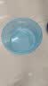 加厚透明塑料盆洗菜盆家用宝宝成人洗衣洗脚沐浴盆小盆子洗脸盆 蓝色 大号（直径30cm） 实拍图