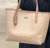 蔻驰（COACH）【品牌直供】女士CITY大号单肩托特包电脑包CV976礼物 实拍图