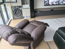 秉绪头等太空沙发单人沙发舱电动功能躺按摩懒人沙发可睡觉电竞沙发椅 咖啡猫抓皮 电动坐躺+充电+转摇+按摩 实拍图