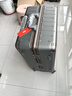 京东京造无界铝框26英寸行李箱男女大容量拉杆箱密码箱轻便旅行石墨灰 实拍图