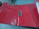得力（deli）A4双强力夹文件夹 加厚诗朗诵签约夹板收集试卷资料夹子文件合同票据档案收纳办公学习用品64511红 实拍图