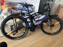 JEEP 吉普山地自行车男女学生成人双减震碟刹越野折叠变速山地-战神 战神-一体轮-炫酷黑 26寸（适合身高1.6~1.80m） 27速顶配版 实拍图