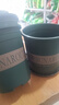 墨斗鱼花盆加仑盆加厚高款1加仑*3多肉绿萝月季盆栽树脂塑料简约带托盘 实拍图