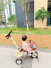BABYJOEY英国儿童三轮车脚踏车1-5岁简易自行车多功能手推车小蜜蜂 复古咖 实拍图
