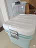 禧天龙家用收纳箱加厚衣物储物箱塑料箱大容量玩具整理箱 60L蓝色1个装 实拍图