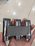 潜水艇（Submarine）一进三出角阀 厨房分水阀黄铜四通阀门 马桶喷水枪洗衣机水龙头京 三出阀(4分口+卡扣+2分口) 实拍图