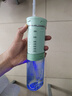 奇异鸟（KIWIBIRD）冲牙器牙齿冲洗器灭菌便携洗牙器水牙线正畸专用口腔清洁神器生日礼物 薄荷绿｜透明水箱｜ 3支喷头 实拍图
