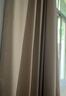 铭聚布艺（MINGJU）窗帘 全遮光窗帘成品窗帘布遮阳帘涤塔夫奶油色挂钩式2.0*2.4单片 实拍图