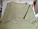 德玛纳【干爽棉氨】夏季气质印花圆领修身短袖打底衫短款小个子女式t恤 实拍图