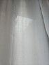京东京造天丝绒白纱帘 不透人半遮光窗纱客厅阳台挂钩窗帘 宽3*高2.65米 实拍图