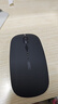 英菲克（INPHIC）M1无线鼠标可充电办公蓝牙三模电量显示静音便携适用于惠普华硕苹果IPAD笔记本电脑无限轻音 【无线-2.4G电量显示增强版】Ty-C充电磨砂黑 实拍图