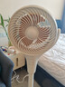 SEEDEN西点空气循环扇语音遥控定时台立两用家用折叠落地扇电风扇宿舍省电桌面电扇3D摇头轻音自由伸缩 XD-1812F语音+遥控+定时 台立两用 实拍图