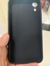 墨佰 适用于苹果XR手机壳 iphonexs液态硅胶软壳max简约磨砂男女新款直边镜头全包防摔保护套 经典黑 苹果xr 实拍图