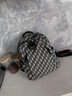 YUYULA双肩包女大容量高级感帆布背包洋气轻奢旅行包书包生日礼物送女友 实拍图