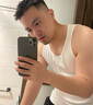Calvin KleinJeans夏季男女情侣中性潮流简约ck刺绣罗纹微弹内搭针织背心T恤 YAA-月光白 M 晒单实拍图