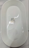 华青格烤鱼盘陶瓷鱼盘高白瓷西餐盘 12英寸大号加深纯白蒸鱼盘 实拍图