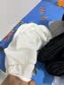 雅鹿100双一次性袜子男夏季短筒中筒袜薄款透气低帮懒人日抛免洗船袜 中筒袜黑色+白色 批发价50双装拍两件到手120双 实拍图