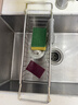 圣西陶不锈钢厨房水槽置物架伸缩沥水篮洗碗池碗盘架水池碗碟收纳沥水架 实拍图
