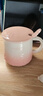品喻（PINYU）杯子陶瓷马克杯咖啡杯高颜值带盖勺创意水杯茶杯男女家居馆浅粉色 实拍图