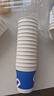 双枪（Suncha）一次性纸杯咖啡杯防烫纸杯加厚水杯食品级商务瓦楞茶杯280ML50只 实拍图