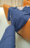 海澜之家（HLA）礼服套装男春秋款稳重大方修身三件套西服套装 蓝灰格纹C2 175/92A 晒单实拍图