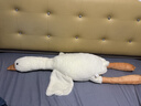 呼呼熊大白鹅玩偶睡觉抱大鹅抱枕女生七夕男生毛绒玩具抱睡公仔娃娃礼物 大白鹅玩偶（有拉链可拆洗） 【活动促销】1.3米（前100名） 实拍图
