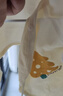 贝瑞加（Babyprints）新生儿衣服2件装男女宝宝半背衣纯棉长袖婴儿上衣亲肤柔软 黄66 实拍图