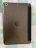 毕亚兹适用iPad Mini7.9英寸保护套 迷你3/2/1通用苹果平板电脑保护后壳 边智能休眠三折皮套PB10-金刚黑 实拍图