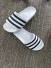 阿迪达斯七夕男女鞋 游泳系列 ADILETTE AQUA 运动拖鞋 F35539 白色 43 实拍图