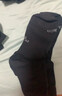 迪卡侬（DECATHLON）透气吸汗袜子运动袜高帮棉袜柔软舒适男女长袜 RS160-商务黑色-3双装 【39-42】(鞋码39/40/41/42) 实拍图