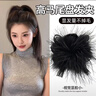 NIANFIN羽毛抓夹女后脑勺发夹高端发饰高级感夹子毛毛发卡鲨鱼夹520礼物 实拍图