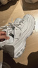 斯凯奇（Skechers）女鞋夏季小白鞋蕾丝休闲运动熊猫鞋黑色增高厚底老爹鞋11959 白色/WHT 39 尺码偏大，建议选小半码 实拍图