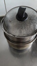 炊大皇304不锈钢奶锅+蒸屉辅食锅汤锅婴儿宝宝煮牛奶热奶锅泡面锅18cm 实拍图