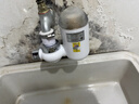 康佳（KONKA）净水器家用水龙头过滤器自来水滤水器台式净水机前置过滤厨房卫生间通用阻水垢除余氯双出水LT01 1机1芯【可清洗陶瓷滤芯】 实拍图