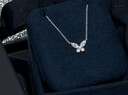 APM Monaco小蝴蝶项链女锁骨链时尚饰品送女友毛衣链 白色 均码 实拍图
