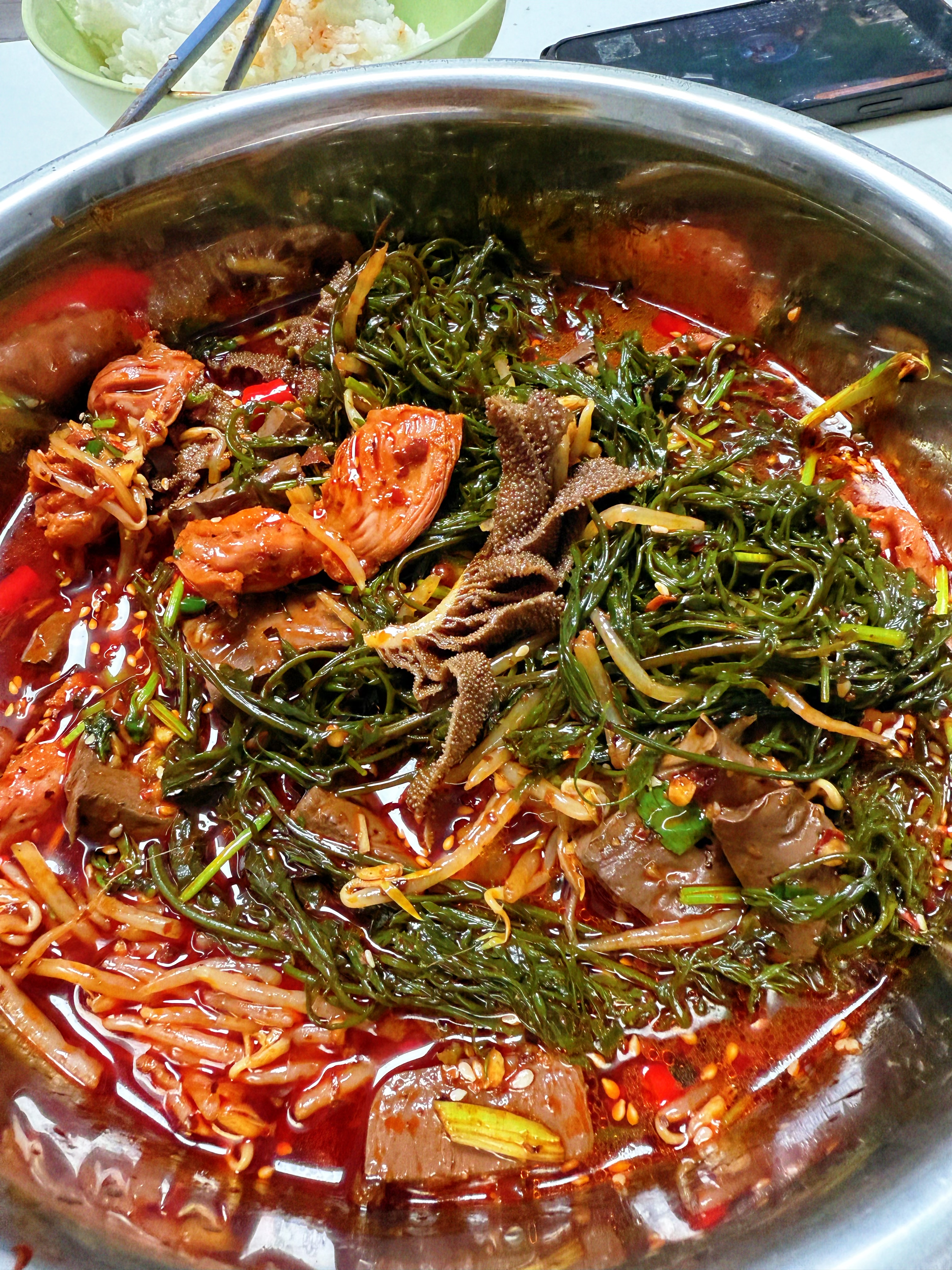 王家渡紫苏香锅料128g*3海鲜牛蛙干锅料地道四川味调味料 实拍图