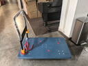 好嘉居 折叠平板手推车工具 载重1300斤110*65cm5寸轻音轮 手推拉货搬运小拖车装修工厂蓝色蜂窝款1台 实拍图