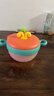 COOKSS婴儿辅食碗恒温注水保温碗316不锈钢宝宝婴幼儿吃饭儿童餐具橙色 实拍图