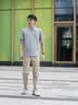 九牧王【亲肤 透汽】莱赛尔休闲裤男裤26夏季混纺舒适经典款直筒裤子 合体版+卡其色+TP1F20323 33 码 175/84A(2.55)尺85cm 实拍图